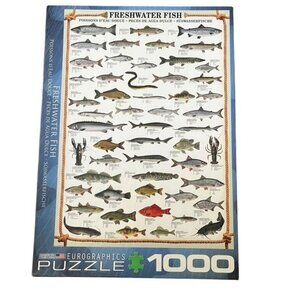 EuroGraphics 1000 Piece Freshwater Fish Puzzle
